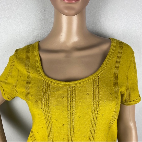 NEW MADEWELL POINTELLE KNIT TOP - Picture 3 of 7